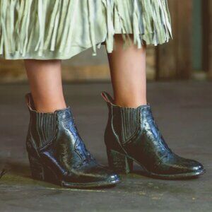 NEW BED/STU Made In Mexico Leather Brie Boots in black for womens 825 9m5